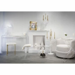 Modern Bureau In Transparant Plexiglas Geproduceerd In Italië, Barga -Slide Shop scrivania moderna in plexiglass trasparente prodotta in italia barga 6