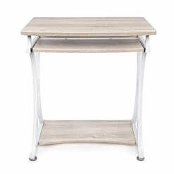 Ruimtebesparend Bureau In Staal En Mdf Met Uittrekbaar Designblad - Arnica -Slide Shop scrivania salvaspazio in acciaio e mdf con piano estraibile design arnica 3