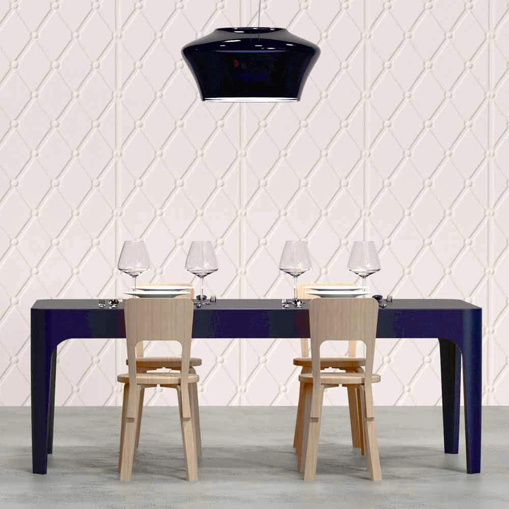 Rechthoekig Bureau / Eettafel, Modern Design, Merlot 2 Rechthoekig Bureau / Eettafel, Modern Design, Merlot - Afbeelding 2