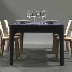 Rechthoekig Bureau / Eettafel, Modern Design, Merlot 8 Rechthoekig Bureau / Eettafel, Modern Design, Merlot -Slide Shop scrivania tavolo da pranzo rettangolare design moderno merlot 3