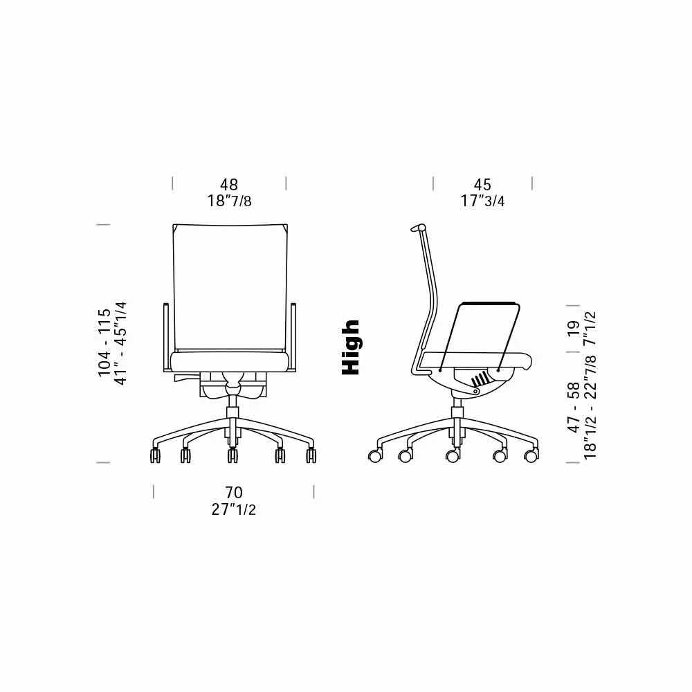Ergonomische Draaibare Bureaustoel Met Wielen En Armleuningen - Gimiglia 7 Ergonomische Draaibare Bureaustoel Met Wielen En Armleuningen - Gimiglia - Afbeelding 7