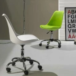 Bureaustoel In Gekleurd Polypropyleen En Metaal - Loredana -Slide Shop sedia da ufficio con alzo a gas in polipropilene colorato e metallo loredana 5