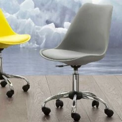 Bureaustoel In Gekleurd Polypropyleen En Metaal - Loredana -Slide Shop sedia da ufficio con alzo a gas in polipropilene colorato e metallo loredana 8