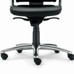 Ergonomische Bureaustoel In Koeienhuid Graan Leersoort Ines -Slide Shop sedia da ufficio ergonomica in pelle di bovino tipo fiore ines 3