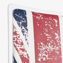 Draaibare Bureaustoel Van Staal En Eco-leer Met Vlagprint - Lollo -Slide Shop sedia da ufficio girevole in acciaio e ecopelle con stampa bandiera lollo 5