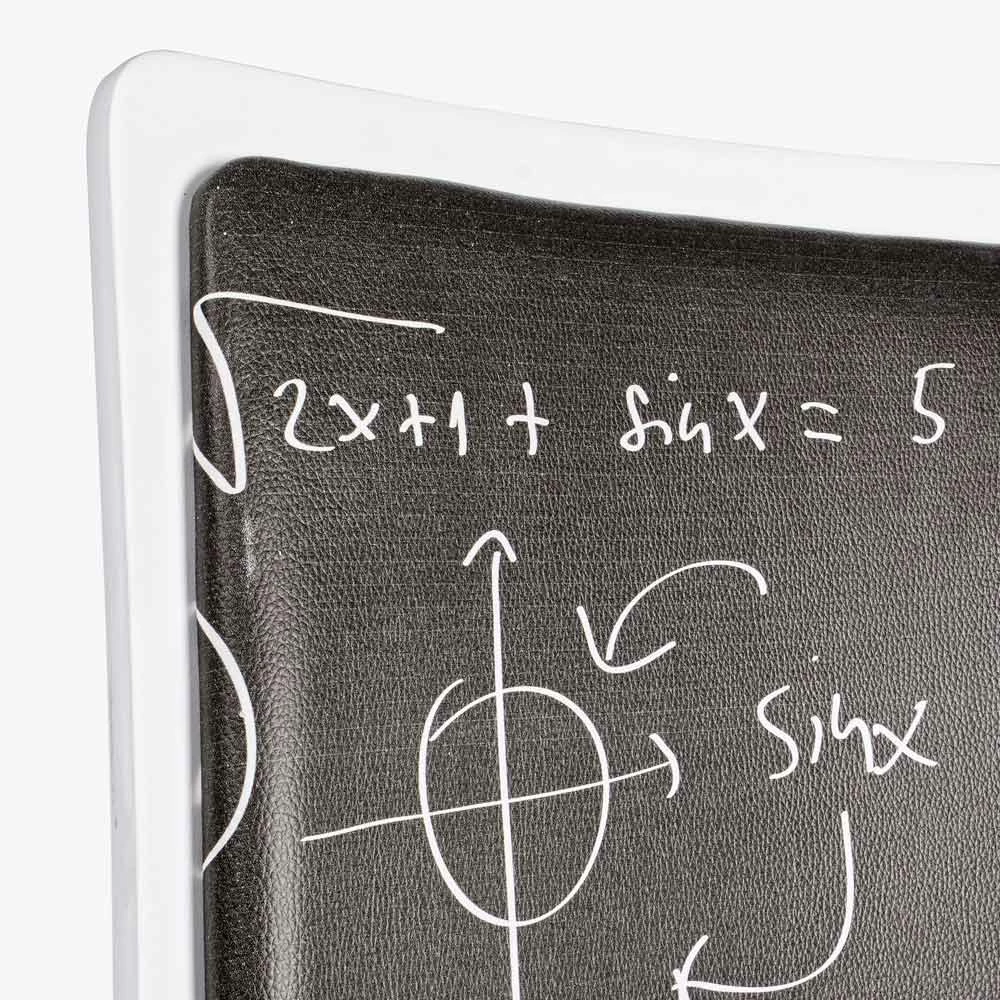 Draaibare Bureaustoel Van Staal En Ecoleer Met Schoolbordprint - Lollo 6 Draaibare Bureaustoel Van Staal En Ecoleer Met Schoolbordprint - Lollo - Afbeelding 6