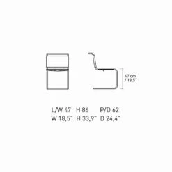 Lederen Bureaustoel Met Verchroomde Stalen Structuur Made In Italy - Elite -Slide Shop sedia da ufficio in cuoio con struttura in acciaio cromato made in italy elite 14