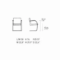 Lederen Bureaustoel Met Chroomstalen Structuur Made In Italy - Quartz -Slide Shop sedia da ufficio in pelle con struttura in acciaio cromo made in italy quarzo 12