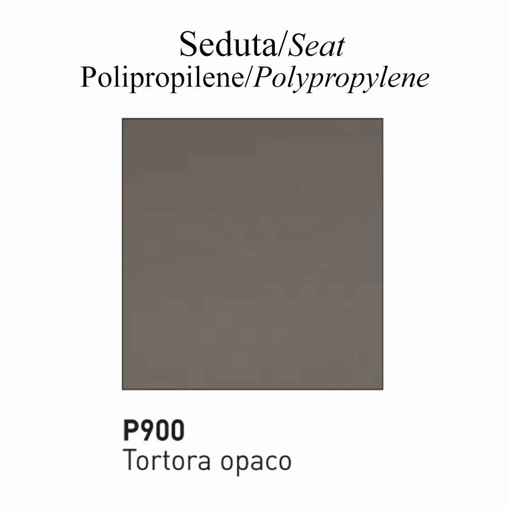 Bureaustoel In Polypropyleen Met Wielen Made In Italy - Connubia Academy 12 Bureaustoel In Polypropyleen Met Wielen Made In Italy - Connubia Academy - Afbeelding 12