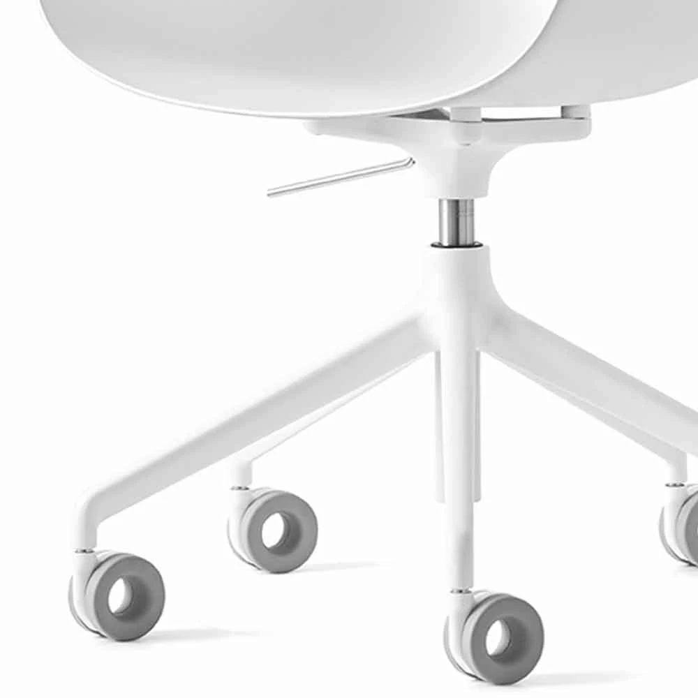 Bureaustoel In Polypropyleen Met Wielen Made In Italy - Connubia Academy 2 Bureaustoel In Polypropyleen Met Wielen Made In Italy - Connubia Academy - Afbeelding 2