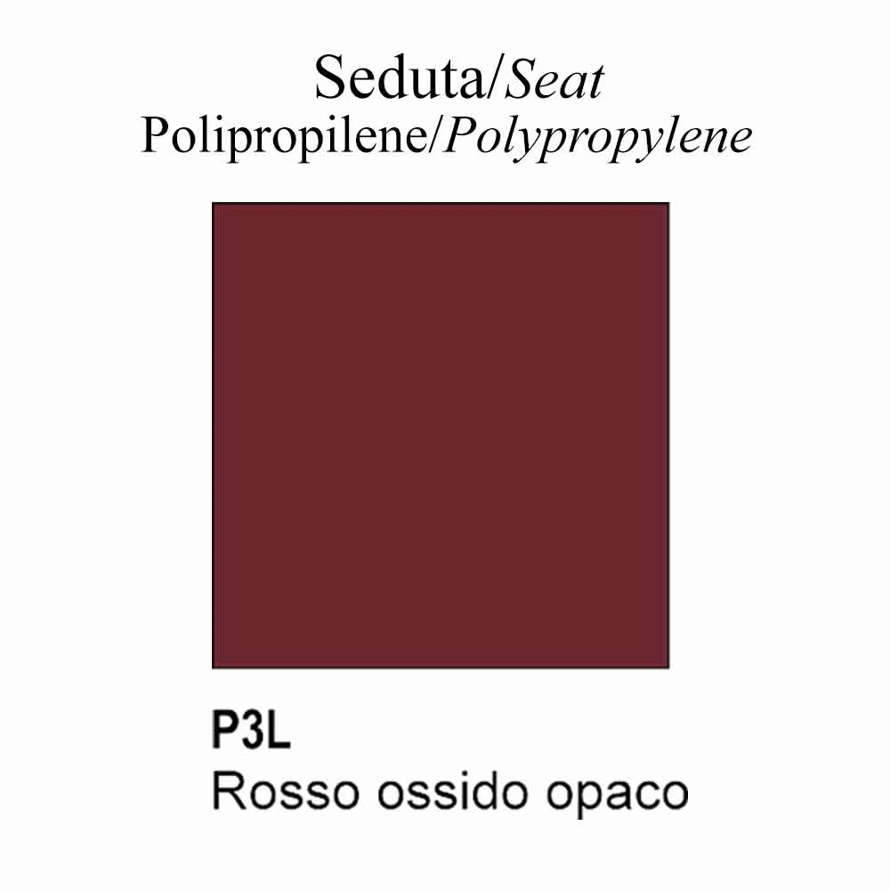 Bureaustoel In Polypropyleen Met Wielen Made In Italy - Connubia Academy 9 Bureaustoel In Polypropyleen Met Wielen Made In Italy - Connubia Academy - Afbeelding 9