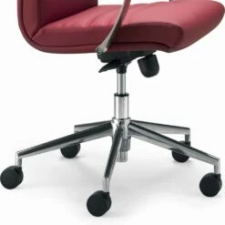 Executive Voorzitter Van Monocoque Kantoren Kunstleer Debora -Slide Shop sedia direzionale da uffici monoscocca in similpelle debora 3