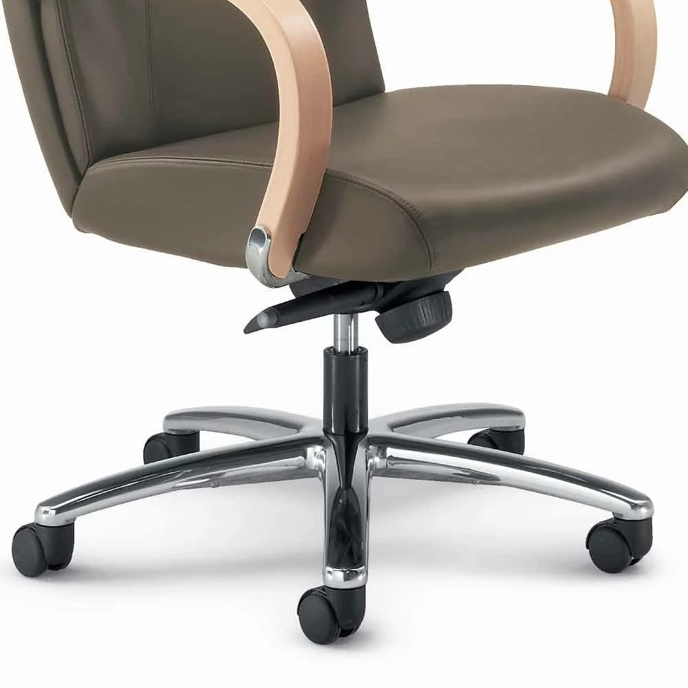 Executive Stoel Echte Koeienhuid Modern Ambra Soort Bloem 4 Executive Stoel Echte Koeienhuid Modern Ambra Soort Bloem - Afbeelding 4