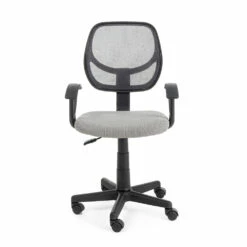 Draaibare Bureaustoel In Nylon En Mesh-stof In 3 Kleuren - Rasha -Slide Shop sedia girevole per ufficio in nylon e tessuto a rete di 3 colori rasha 2