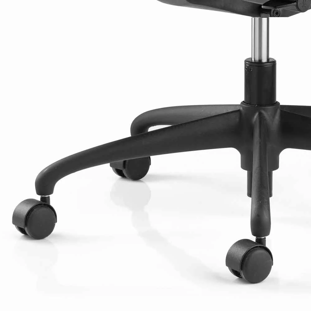 Draaibare Ergonomische Design Bureaustoel Met Armleuningen En Wielen - Meliva 4 Draaibare Ergonomische Design Bureaustoel Met Armleuningen En Wielen - Meliva - Afbeelding 4
