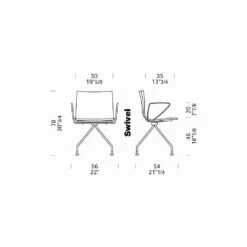 Bureaustoel Met Stalen Armleuningen En Gekleurd Gerecycled Stoelontwerp - Verenza 20 Bureaustoel Met Stalen Armleuningen En Gekleurd Gerecycled Stoelontwerp - Verenza -Slide Shop sedia ufficio con braccioli acciaio e seduta colorata riciclata design verenza 9
