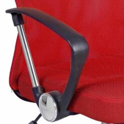 Bureaustoel Met Armleuningen In Staal En Gekleurd Polyester - Barberina -Slide Shop sedia ufficio con braccioli in acciaio e poliestere colorato barberina 2