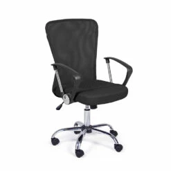 Bureaustoel Met Armleuningen In Staal En Gekleurd Polyester - Barberina -Slide Shop sedia ufficio con braccioli in acciaio e poliestere colorato barberina 4