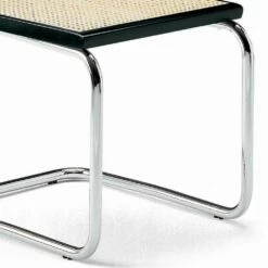 Stro Bureaustoel Met Stalen En Houten Structuur Made In Italy - Baviera -Slide Shop sedia ufficio in paglia con struttura in acciaio e legno made in italy baviera 6