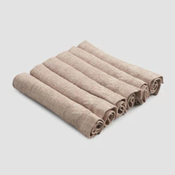 Elegant Linnen Servet Met Vouwrand, 6 Gekleurde Stukken - Onestini -Slide Shop servizio tovaglioli in lino elegante e bordo piega 6 pezzi colorati onestini 5