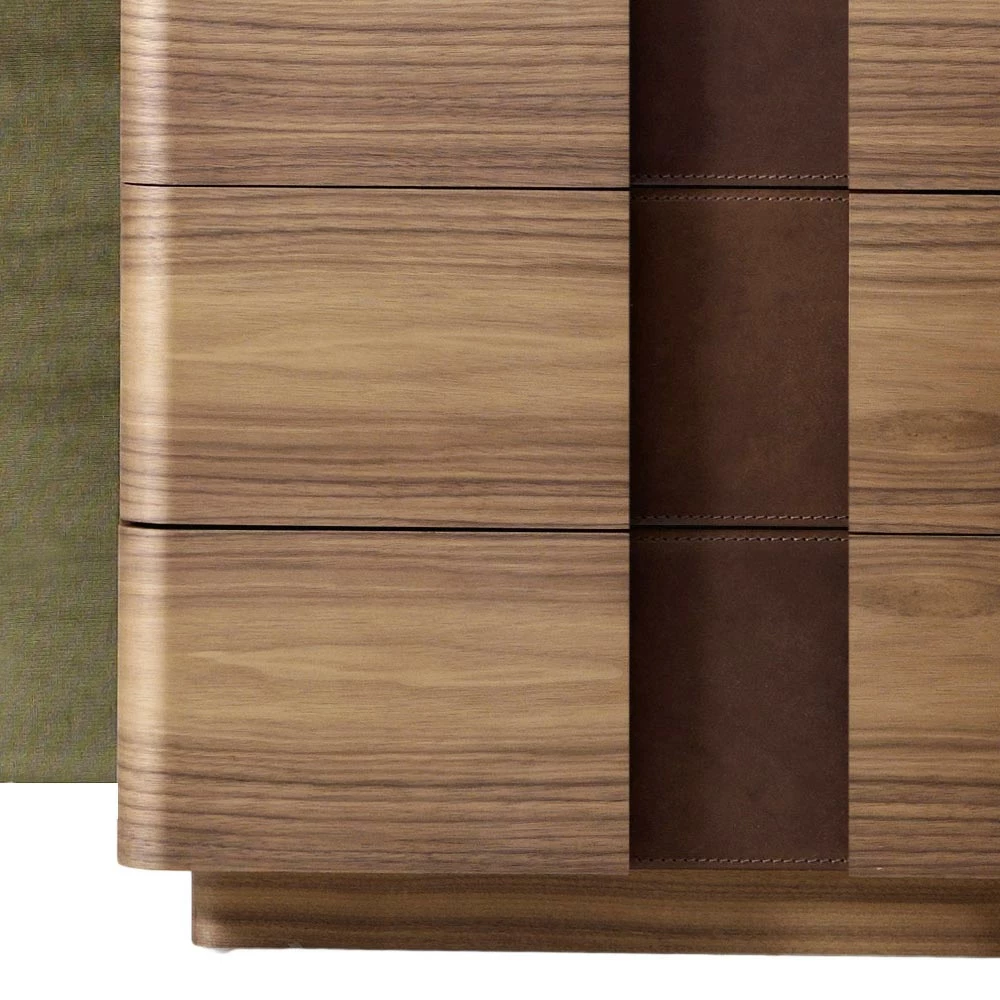 Modern Massief Houten Bed Grilli York Gemaakt In Italië 3 Modern Massief Houten Bed Grilli York Gemaakt In Italië - Afbeelding 3