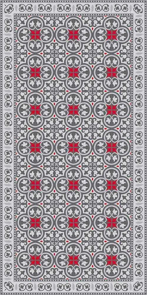 Modern Gedessineerd Keukentapijt In Pvc En Polyester - Lindia 4 Modern Gedessineerd Keukentapijt In Pvc En Polyester - Lindia - Afbeelding 4