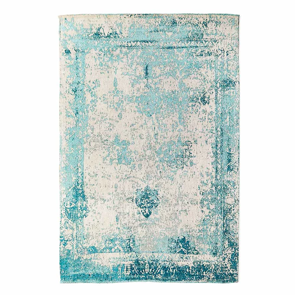 Vintage Design Woonkamertapijt Van Polyester En Katoen - Hola 2 Vintage Design Woonkamertapijt Van Polyester En Katoen - Hola - Afbeelding 2