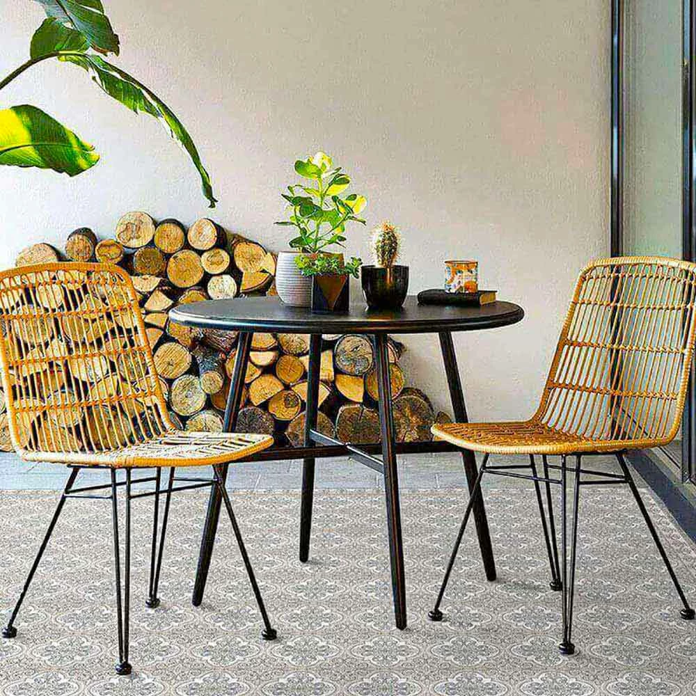 Modern Woonkamertapijt Met Majolica Fantasy In Rechthoekig Vinyl - Costa 8 Modern Woonkamertapijt Met Majolica Fantasy In Rechthoekig Vinyl - Costa - Afbeelding 8