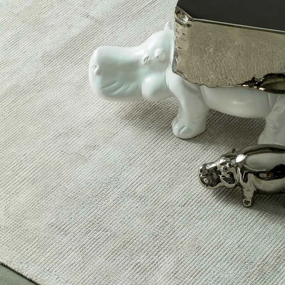 Modern Woonkamertapijt Van Katoen En Viscose, Handgeweven - Silky 3 Modern Woonkamertapijt Van Katoen En Viscose, Handgeweven - Silky - Afbeelding 3