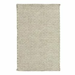 Handgeweven Vloerkleed In Modern Design Van Wol En Katoen - Rivet -Slide Shop tappeto da salotto tessuto a mano in lana e cotone design moderno rivetto 3