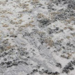 Design Beige Tapijt Met Tekening In Viscose En Polyester - Occitanië -Slide Shop tappeto di design con disegno beige in poliestere e viscosa occitania 3