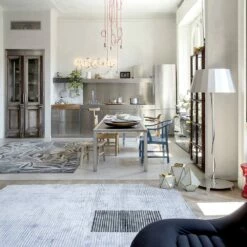 Handgemaakt Modulair Gekleurd Tapijt In Viscose Geweven In India - Gilberto -Slide Shop tappeto fatto a mano componibile colorato in viscosa tessuto in india gilberto 6