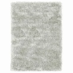 Modern Design Groot Langharig Tapijt In Gekleurde Zijde En Katoen - Etesia