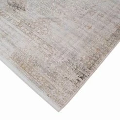 Antislip Tapijt In Grijsbeige Acryl En Viscose Met Tekening - President -Slide Shop tappeto in acrilico e viscosa antiscivolo con disegno grigio beige president 3