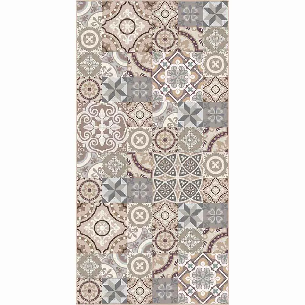 Design Rechthoekig Vinyl Vloerkleed Voor De Woonkamer - Malia 1 Design Rechthoekig Vinyl Vloerkleed Voor De Woonkamer - Malia