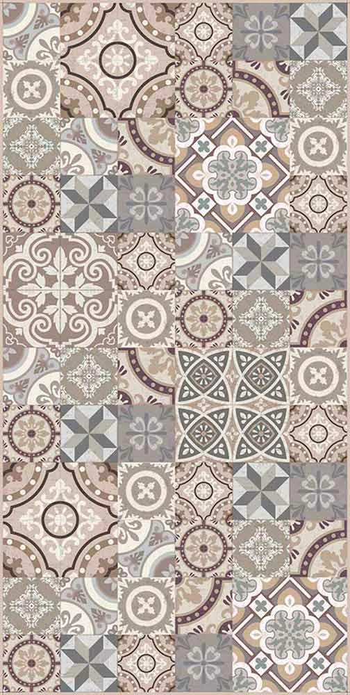 Design Rechthoekig Vinyl Vloerkleed Voor De Woonkamer - Malia 3 Design Rechthoekig Vinyl Vloerkleed Voor De Woonkamer - Malia - Afbeelding 3