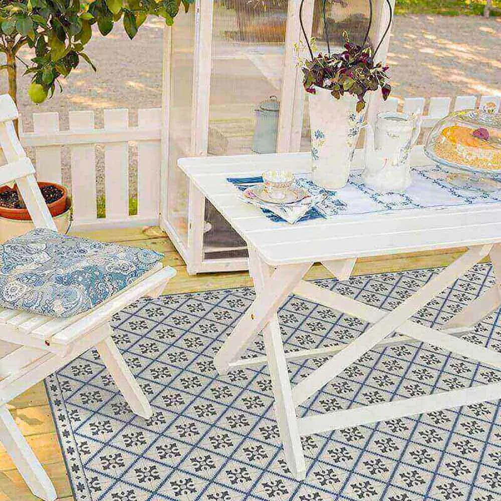 Modern Rechthoekig Vinyl Vloerkleed Voor In De Woonkamer - Berimo 2 Modern Rechthoekig Vinyl Vloerkleed Voor In De Woonkamer - Berimo - Afbeelding 2