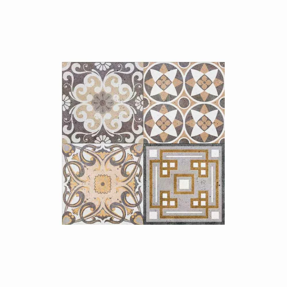 Rechthoekig Vinyl Vloerkleed Met Moderne Herziene Vintage Fantasie - Dimetra 4 Rechthoekig Vinyl Vloerkleed Met Moderne Herziene Vintage Fantasie - Dimetra - Afbeelding 4