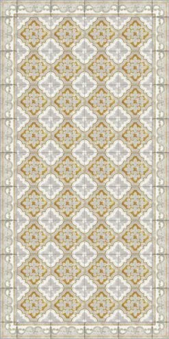 Modern Design Rechthoekig Vinyl Vloerkleed Voor Woonkamer - Dorado -Slide Shop tappeto in vinile per salotto di design moderno rettangolare dorado