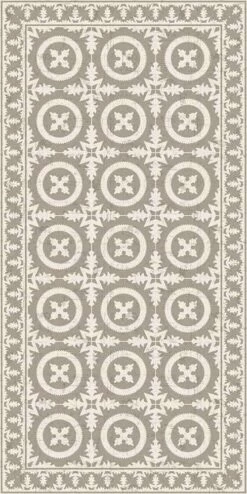 Modern Woonkamertapijt In Beige Of Blauw Fantasie-vinyl - Bondo -Slide Shop tappeto moderno da soggiorno in vinile a fantasia beige o blu bondo