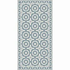 Modern Woonkamertapijt In Beige Of Blauw Fantasie-vinyl - Bondo