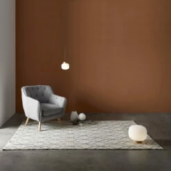 Modern Handgeweven Tapijt Met Geometrisch Ontwerp In Wol Voor De Woonkamer - Geome -Slide Shop tappeto moderno tessuto a mano con design geometrico in lana da salotto geome 2