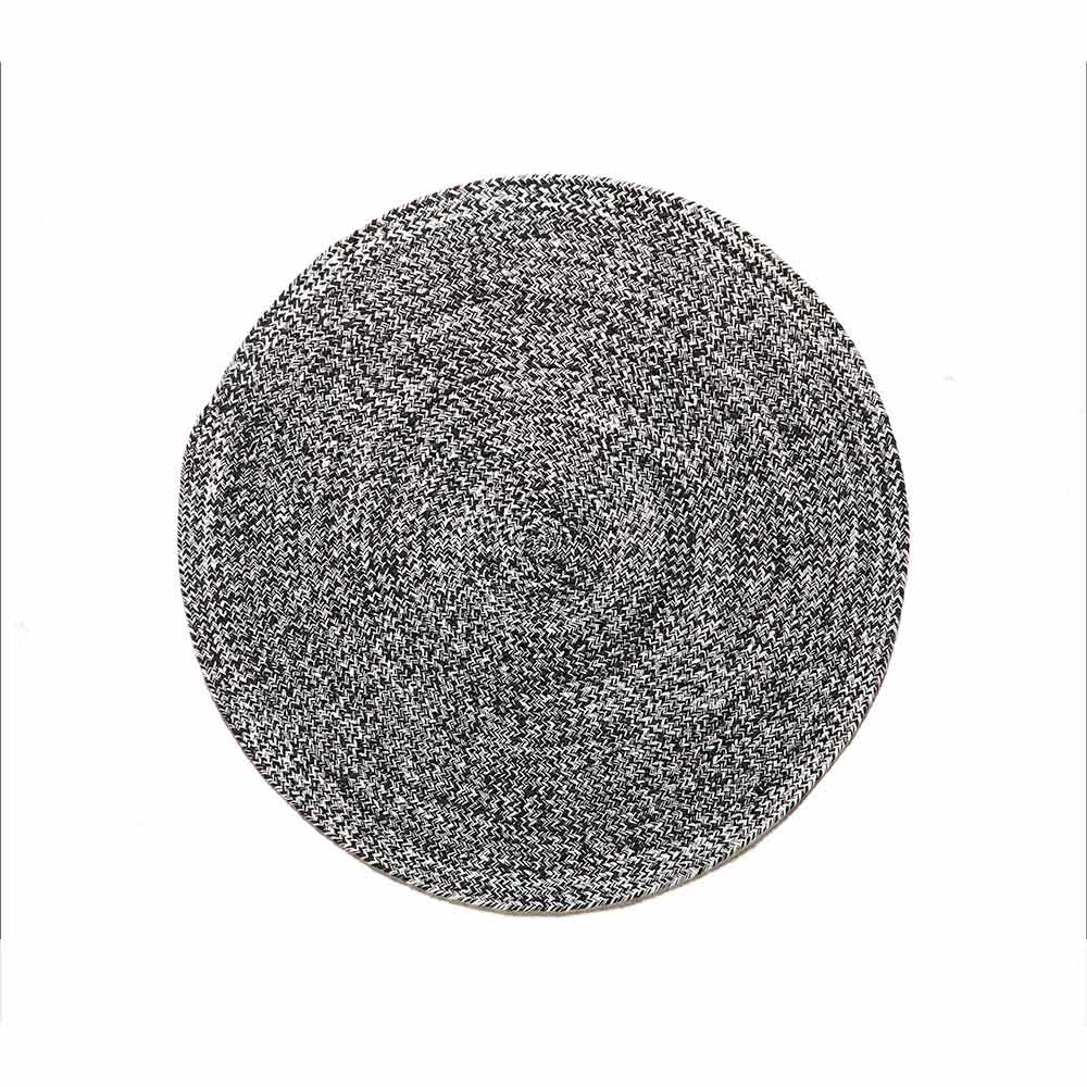 Modern Rond Tapijt Voor De Woonkamer Van Handgeweven Katoen - Redondo 2 Modern Rond Tapijt Voor De Woonkamer Van Handgeweven Katoen - Redondo - Afbeelding 2