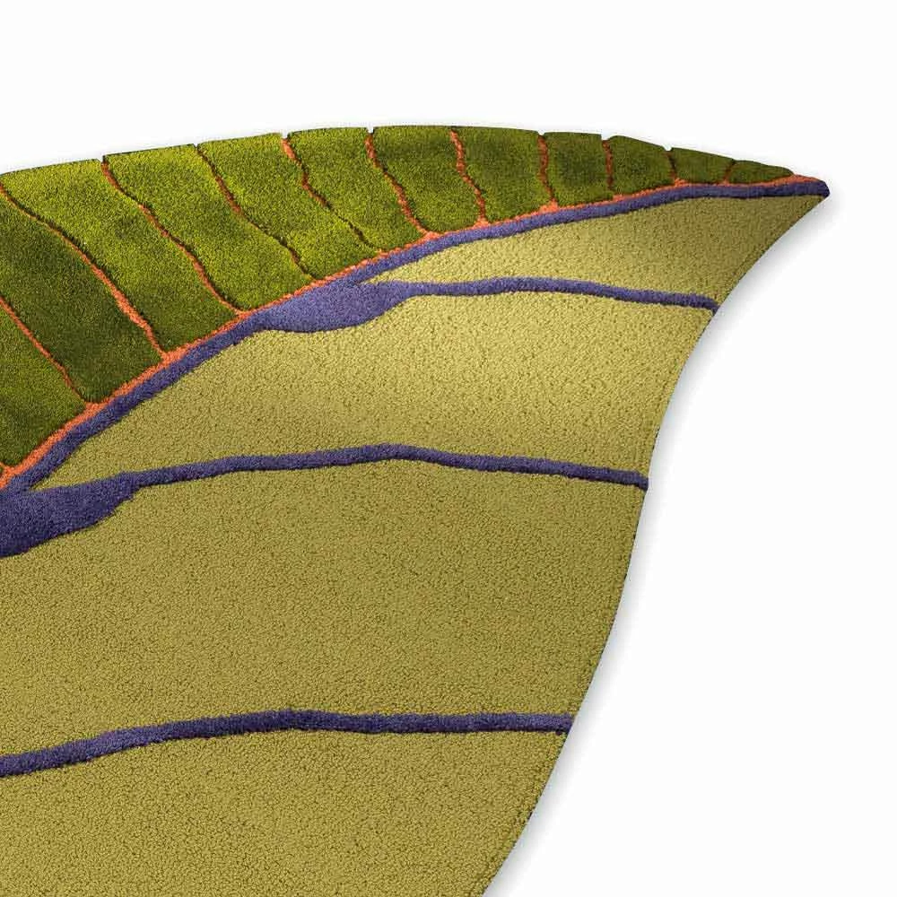 Bladvormig Woonkamertapijt Van Handgetuft Wol Made In Italy - Acino 2 Bladvormig Woonkamertapijt Van Handgetuft Wol Made In Italy - Acino - Afbeelding 2