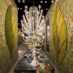 Bladvormig Woonkamertapijt Van Handgetuft Wol Made In Italy - Acino 5 Bladvormig Woonkamertapijt Van Handgetuft Wol Made In Italy - Acino -Slide Shop tappeto salotto a forma di foglia in lana taftato a mano made in italy acino 2