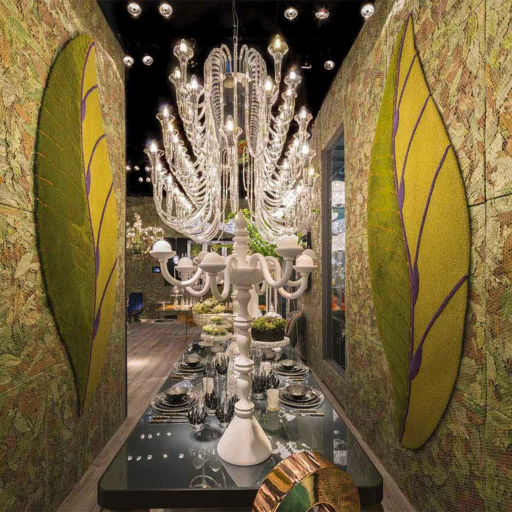 Bladvormig Woonkamertapijt Van Handgetuft Wol Made In Italy - Acino 3 Bladvormig Woonkamertapijt Van Handgetuft Wol Made In Italy - Acino - Afbeelding 3