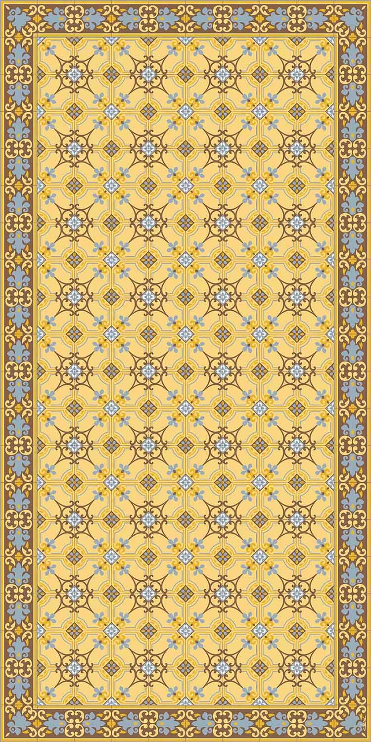 Design Woonkamertapijt In Pvc En Polyester Met Rechthoekig Patroon - Chico 5 Design Woonkamertapijt In Pvc En Polyester Met Rechthoekig Patroon - Chico - Afbeelding 5