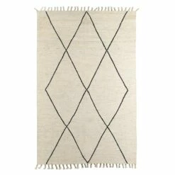 Woonkamertapijt Van Wol En Katoen Met Modern Geometrisch Ontwerp - Metria