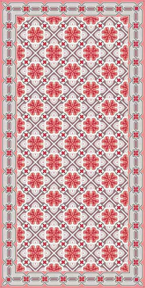 Design Woonkamertapijt In Rechthoekig Vinylpatroon - Petunia 5 Design Woonkamertapijt In Rechthoekig Vinylpatroon - Petunia - Afbeelding 5