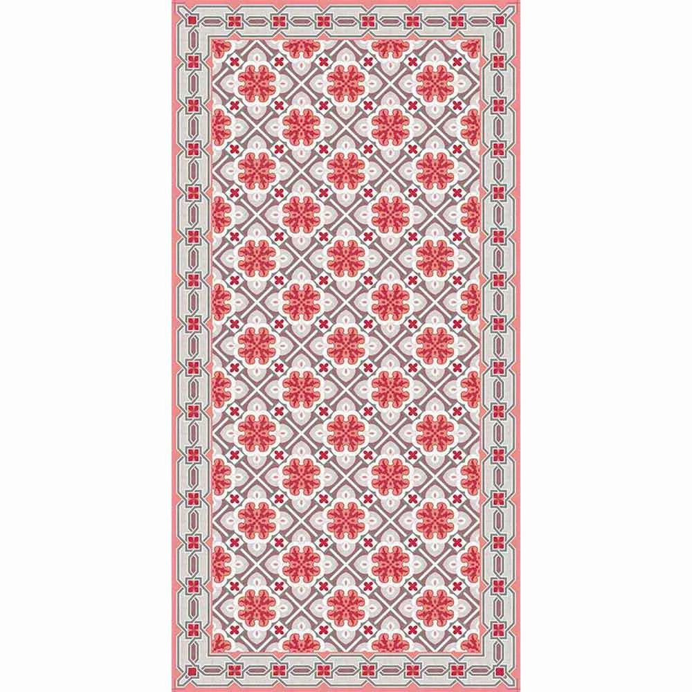 Design Woonkamertapijt In Rechthoekig Vinylpatroon - Petunia 1 Design Woonkamertapijt In Rechthoekig Vinylpatroon - Petunia